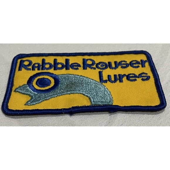 Vintage Rabble Rouser Fishing Lures 4 inch Patch - Picture 1 of 1